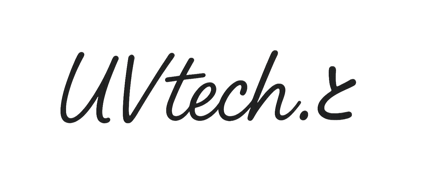 UVtech.と ロゴ